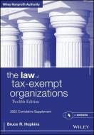 The Law Of Tax-Exempt Organizations di Bruce R. Hopkins edito da WILEY