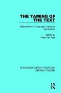 The Taming of the Text edito da Taylor & Francis Ltd