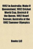 1992 In Australia: Mabo V Queensland, 19 di Books Llc edito da Books LLC, Wiki Series