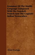 Grammar Of The Sindhi Language Compared With The Sanskrit-Prakrit And The Cognate Indian Vernaculars di Ernst Trumpp edito da Brooks Press