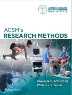 ACSM Research Methods and Exercise and Sport Sciences Reviews di Lippincott edito da LWW