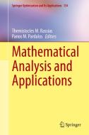 Mathematical Analysis And Applications edito da Springer Nature Switzerland Ag