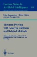 Theorem Proving with Analytic Tableaux and Related Methods edito da Springer Berlin Heidelberg