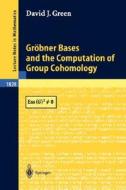Gröbner Bases and the Computation of Group Cohomology di David J. Green edito da Springer Berlin Heidelberg