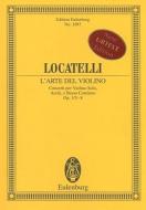 Larte Del Violino Op 3 Vol 2 di PIETRO LOCATELLI edito da Schott & Co