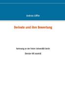 Derivate und ihre Bewertung di Andreas Löffler edito da Books on Demand