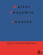 Sonette di Walter Benjamin edito da Gröls Verlag