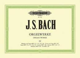 Orgelwerke in 9 Bänden - Band 4 di Johann Sebastian Bach edito da Peters, C. F. Musikverlag