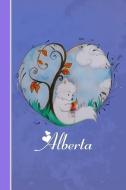 Alberta: Cahier Personnalisé - Fox Avec Coeur - Couverture Souple - 120 Pages - Vide - Notebook - Journal Intime - Scrap di S. K edito da INDEPENDENTLY PUBLISHED