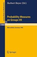 Probability Measure on Groups VII edito da Springer Berlin Heidelberg