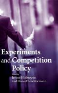 Experiments and Competition Policy edito da Cambridge University Press