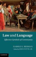 Law and Language di Harold J. Berman edito da Cambridge University Press