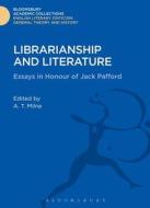 Librarianship and Literature edito da BLOOMSBURY 3PL