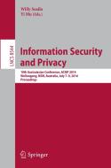 Information Security and Privacy edito da Springer International Publishing