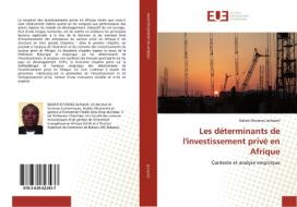 Les déterminants de l'investissement privé en Afrique di Bahati Ntumwa Jachaziel edito da Editions universitaires europeennes EUE
