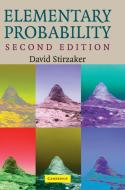 Elementary Probability di David Stirzaker edito da Cambridge University Press
