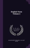 English Verse Volume 2 di Richard Henry Stoddard, W J 1812-1897 Linton edito da Palala Press