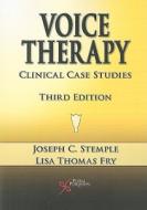 Voice Therapy di Joseph C. Stemple edito da PLURAL PUBLISHING