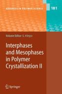 Interphases And Mesophases In Polymer Crystallization Ii edito da Springer-verlag Berlin And Heidelberg Gmbh & Co. Kg