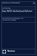 Das NPD-Verbotsverfahren di Lars Flemming edito da Nomos Verlagsges.MBH + Co
