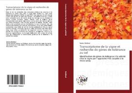 Transcriptome de la vigne et recherche de gènes de tolérance au sel di Samia Daldoul edito da PAF