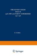 The Soviet Union between the 19th and 20th Party Congresses 1952-1956 di Lester Embree edito da Springer Netherlands