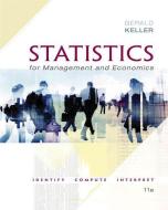 Statistics for Management and Economics + XLSTAT Bind-in di Gerald Keller edito da Cengage Learning, Inc