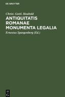 Antiquitatis Romanae Monumenta Legalia di Christ. Gottl. Haubold edito da De Gruyter