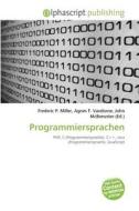 Programmiersprachen edito da Alphascript Publishing