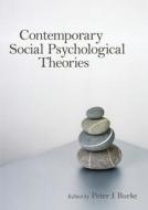 Contemporary Social Psychological Theories edito da Stanford University Press