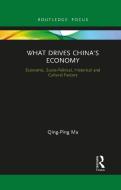 What Drives China's Economy di Qing-Ping Ma edito da Taylor & Francis Ltd