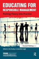 Sunley, R: Educating for Responsible Management di Roz Sunley edito da Routledge