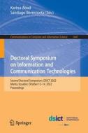 Doctoral Symposium on Information and Communication Technologies edito da Springer International Publishing