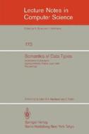 Semantics of Data Types edito da Springer Berlin Heidelberg