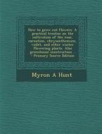 How to Grow Cut Flowers. a Practical Treatise on the Cultivation of the Rose, Carnation, Chrysanthemum, Voilet, and Other Winter Flowering Plants. ALS di Myron a. Hunt edito da Nabu Press