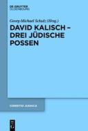 David Kalisch Drei Judische Possen edito da de Gruyter Oldenbourg