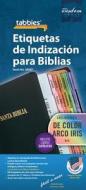 Spanish Rainbow Bible Indexing Tabs: Bible Indexing Tabs [With Booklet] edito da Tabbies