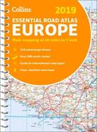 2019 Collins Essential Road Atlas Europe di Collins Maps edito da HarperCollins Publishers