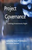 Project Governance di T. Williams edito da Palgrave Macmillan