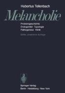 Melancholie: Problemgeschichte Endogenit T Typologie Pathogenese Klinik di H. Tellenbach edito da Springer