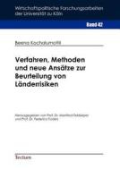Verfahren, Methoden und neue Ansätze zur Beurteilung von Länderrisiken di Beena Kochalumottil edito da Tectum Verlag