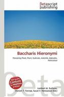 Baccharis Hieronymi edito da Betascript Publishing