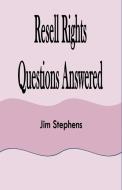 Resell Rights Questions Answered di Jim Stephens edito da RWG Publishing