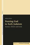 Naming God in Early Judaism di Anthony Meyer edito da Schoeningh Ferdinand GmbH