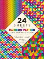 24 Sheets Of Rainbow Patterns Gift Wrapping Paper edito da Periplus Editions