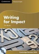 Writing For Impact Student's Book With Audio Cd di Tim Banks edito da Cambridge University Press