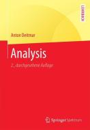 Analysis di Anton Deitmar edito da Springer-Verlag GmbH