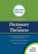 Merriam-Webster's Dictionary and Thesaurus di MerriamWebster edito da MERRIAM WEBSTER INC