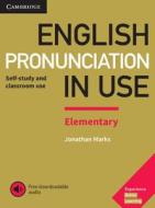 English Pronunciation In Use Elementary Book With Answers And Downloadable Audio di Jonathan Marks edito da Cambridge University Press