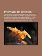 Province Of Brescia: Roman Catholic Dioc di Books Llc edito da Books LLC, Wiki Series